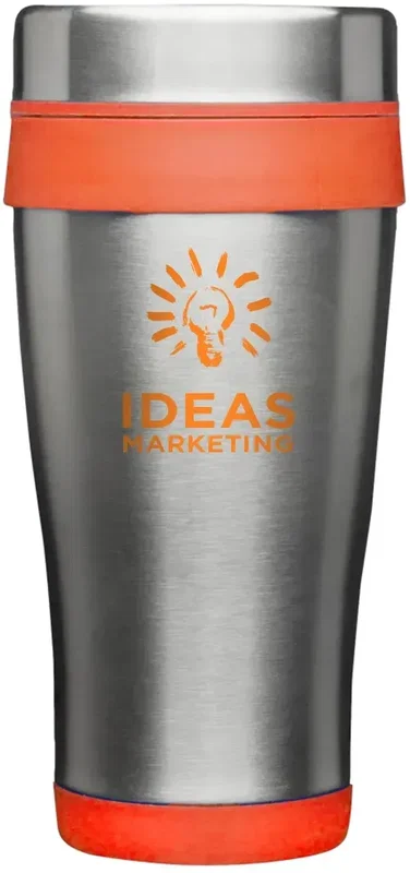 Grab-N-Go Insulated Stainless Steel Travel Mug - 16 oz. - 1 Color Imp. — view 6