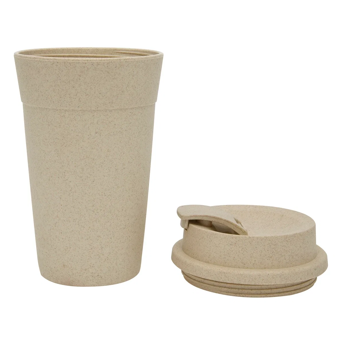 Muted natural finish across the cup body