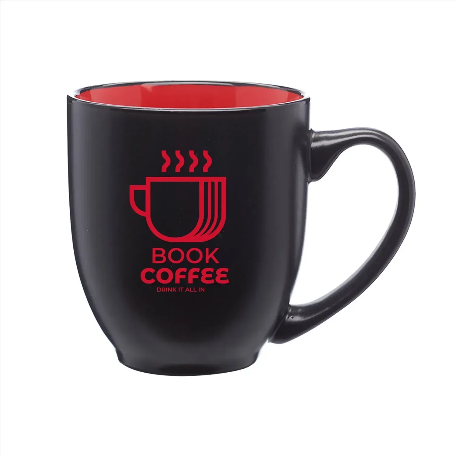 Custom Branded 16 oz. Hidden Hue Ceramic Bistro Mug — view 3