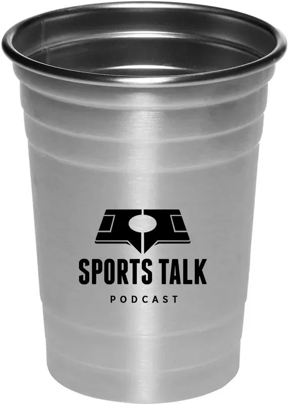 Personalized Stainless Steel Beer Cups - 16 oz. — view 2
