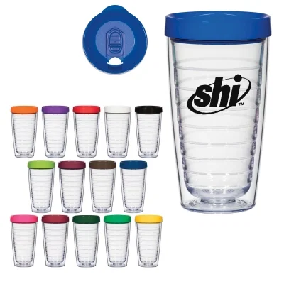 Clear cup shown with the top removed