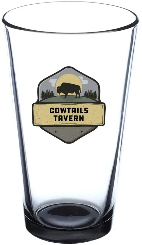 16 oz. Imported Pint Glasses w/ Full Color Imprint — view 1