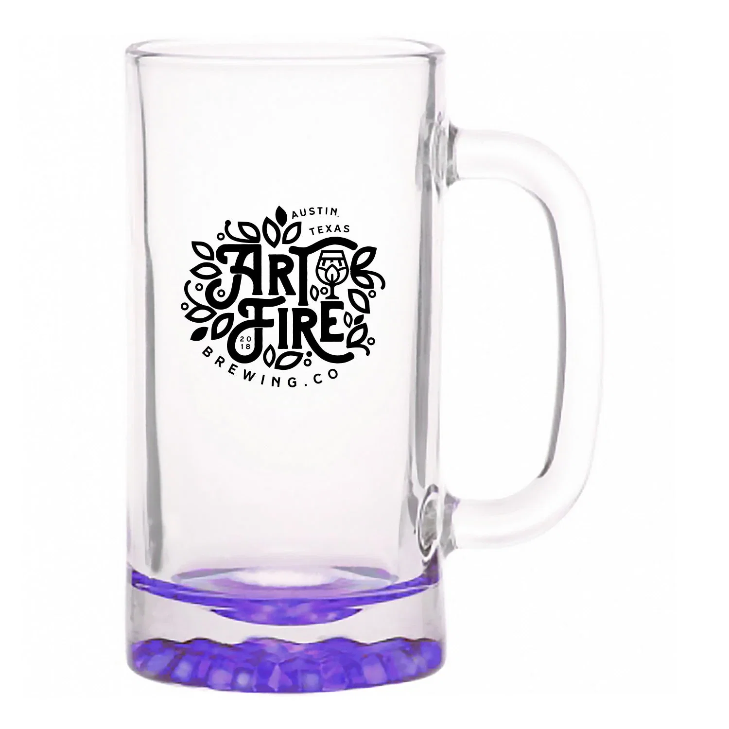 16 oz. Libbey® Tankard Starburst Beer Mug — view 2