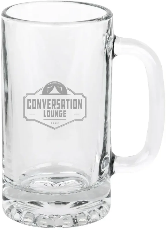 16 oz. Libbey® Tankard Starburst Beer Mugs w/ Laser Engraving — view 3