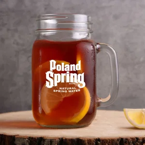 16 oz. Maplewood Libbey Mason Jar w/ Handle