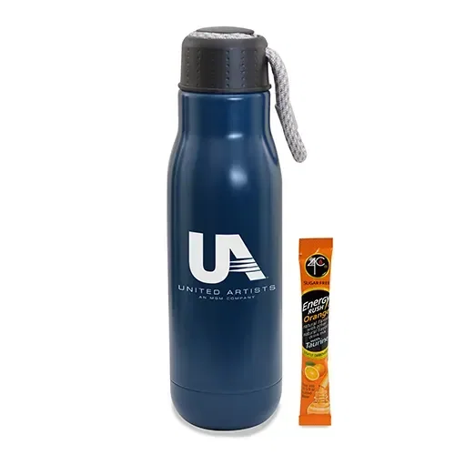 16 Oz Matte Bottle W/ Bungee Lid And Energy Mix — view 2