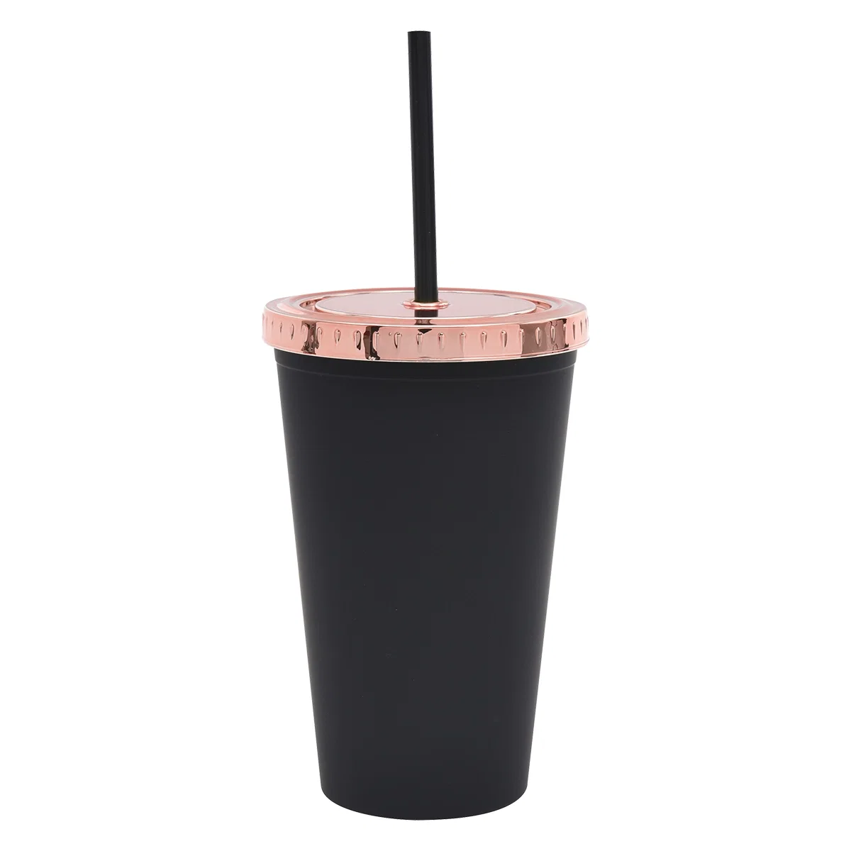 Silver lid option standing upright on a plain surface
