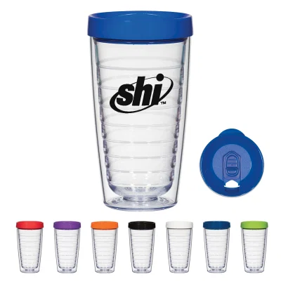 Clear outer wall showing the drink inside
