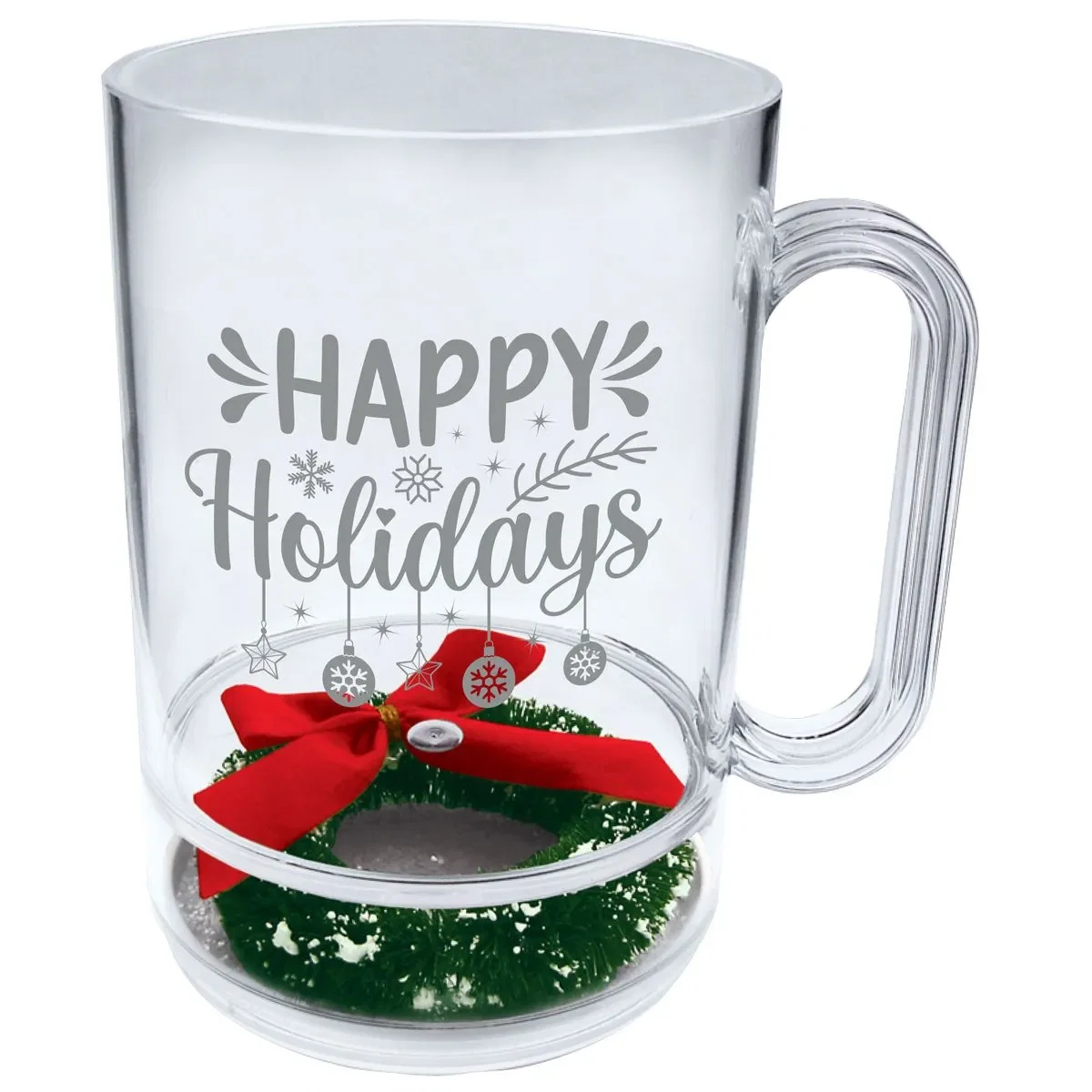 16 oz. Plastic Compartment Coffee Mugs — view 2