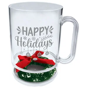 16 oz. Plastic Compartment Coffee Mugs