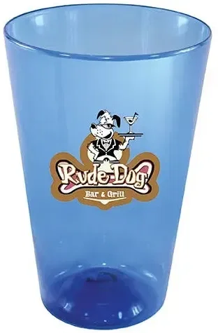 Imprinted Plastic Pint Glass - 16 oz. — view 12