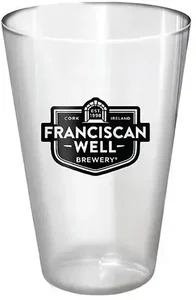 Imprinted Plastic Pint Glass - 16 oz.