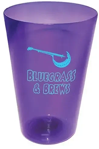 Imprinted Plastic Pint Glass - 16 oz. — view 3