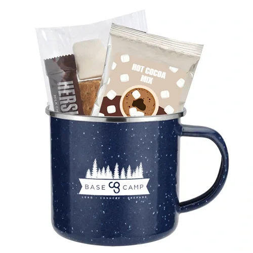 16 oz Rustic Speckled Camping Mug Gift Set — view 2