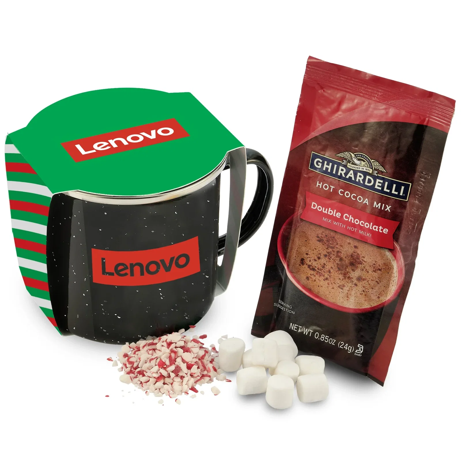 16 oz Speckled Camping Mug Gift Sets w/ Sleeve — view 2