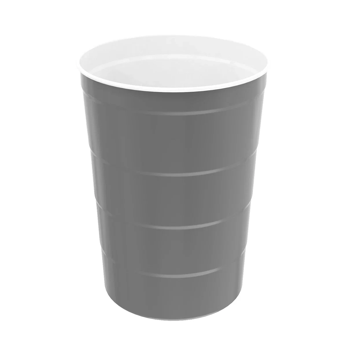 Red cup held in one hand outdoors