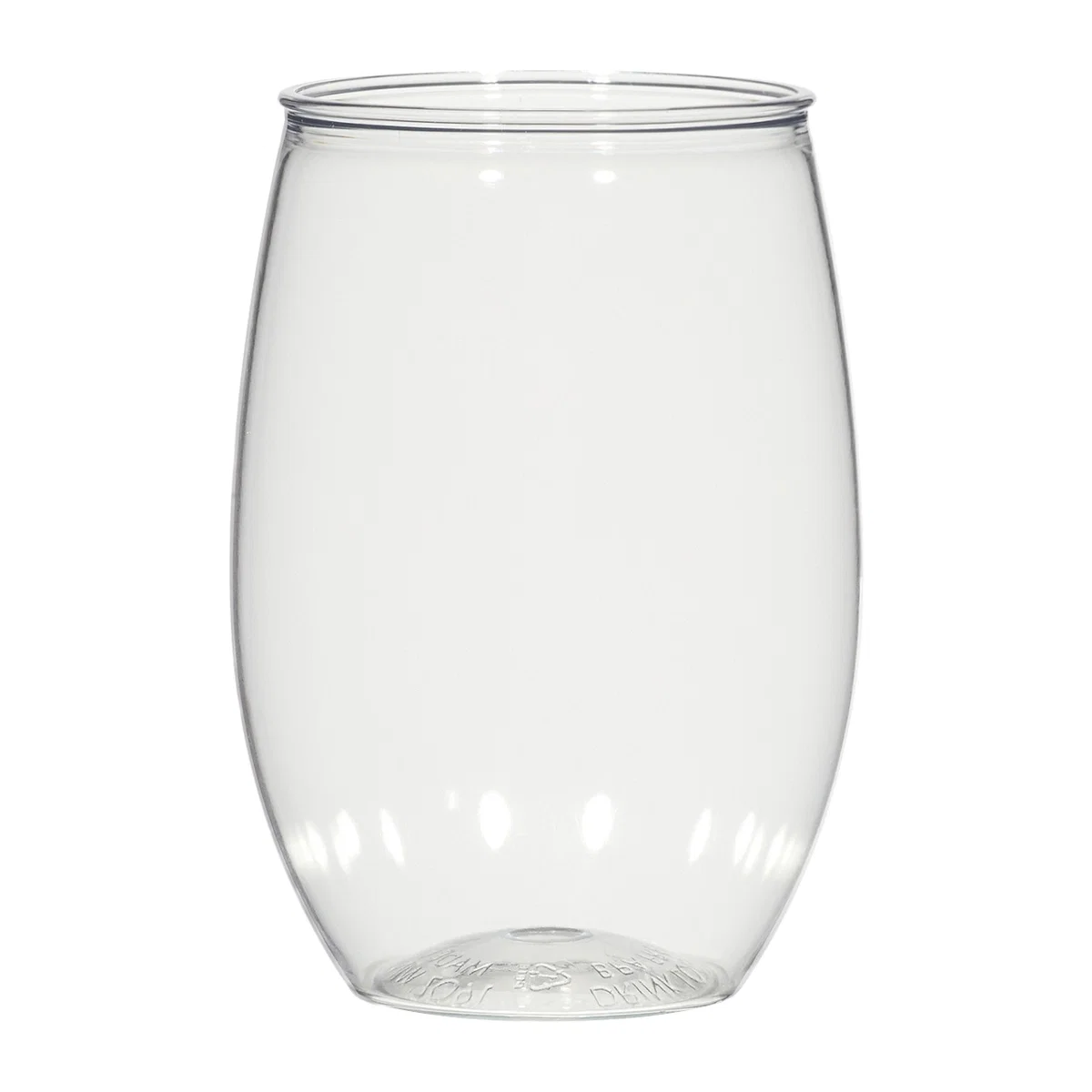 Hand cradling the bowl of the wine glass