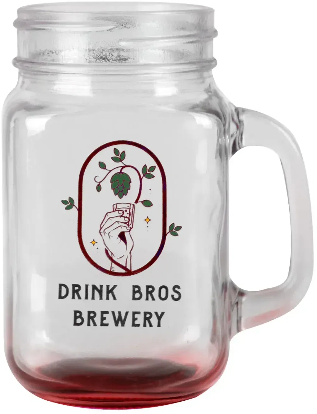 Custom Sunny Day Mason Jars with Handles - 16 oz. — view 3