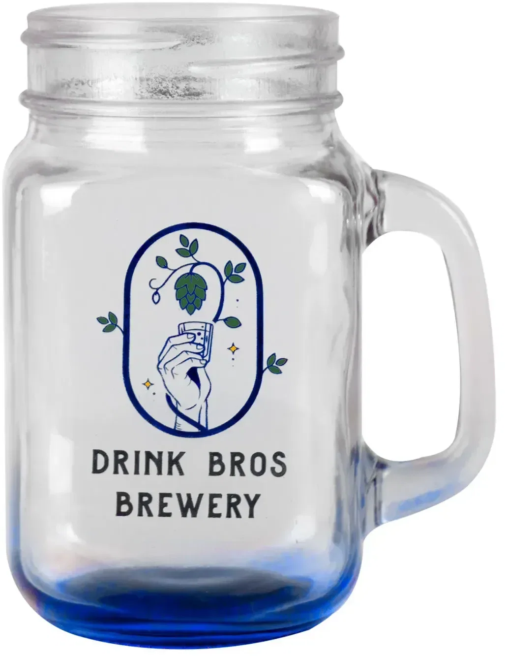 Custom Sunny Day Mason Jars with Handles - 16 oz. — view 4