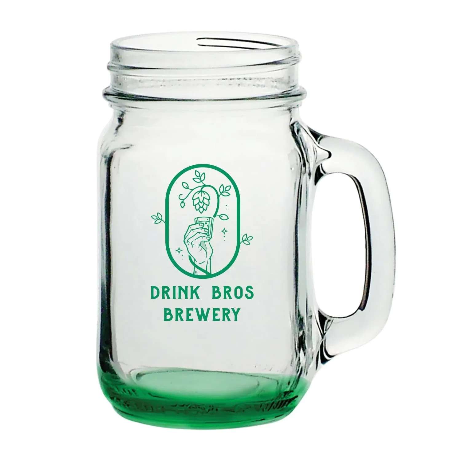 Custom Sunny Day Mason Jars with Handles - 16 oz. — view 8
