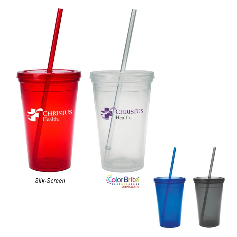 Cup held in one hand at a desk