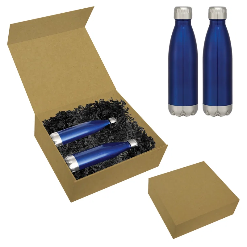 Twelve inch gift box opened to reveal the contents