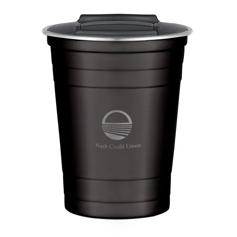 Two cups placed together to compare available finishes