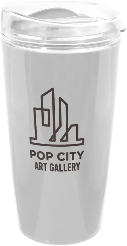 Personalized Thumb Slide Coffee Tumbler - 16 oz. — view 5