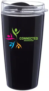 16 oz. Thumb Slide Coffee Tumbler w/ Full Color Imprint