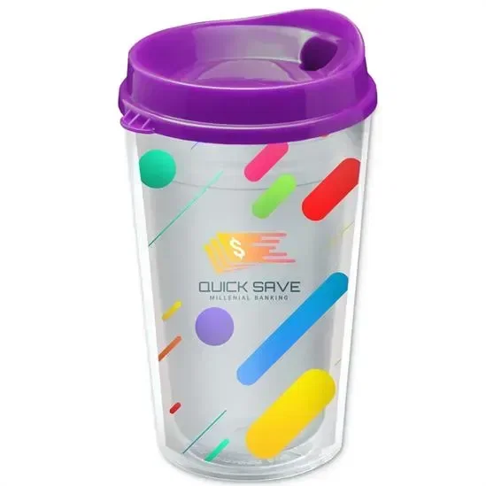 ransparent Tumbler with Sip Lid and Full-Color Insert (16 oz.) — view 10