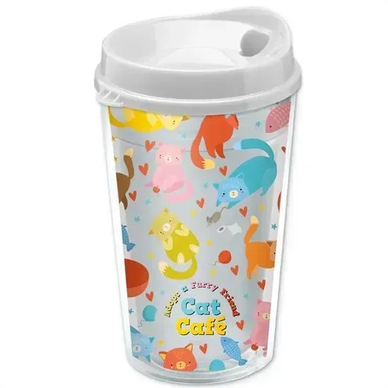 ransparent Tumbler with Sip Lid and Full-Color Insert (16 oz.) — view 3