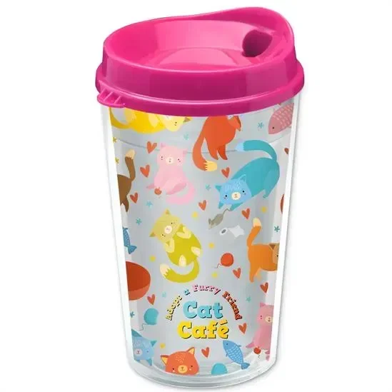 ransparent Tumbler with Sip Lid and Full-Color Insert (16 oz.) — view 4