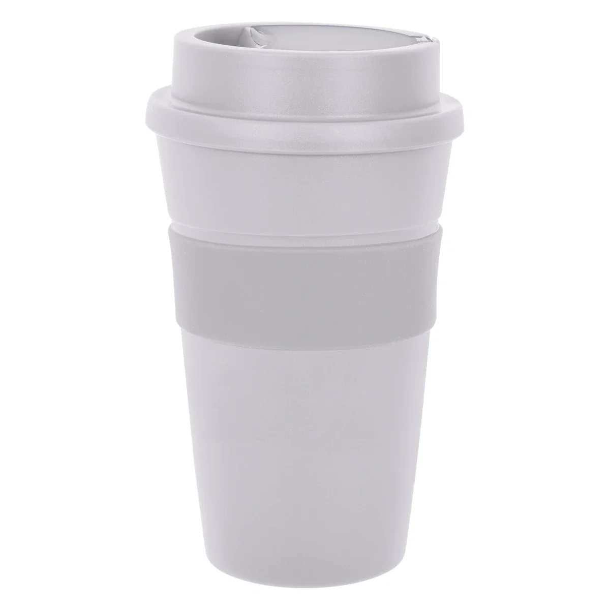 Straw pulled up above the drinking lid