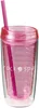 Vivid Tumbler (16 oz.) in Translucent Pink