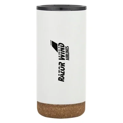 Black version of the steel cup against a plain background