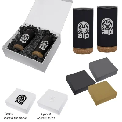 Wellington tumbler packaged as a boxed gift set
