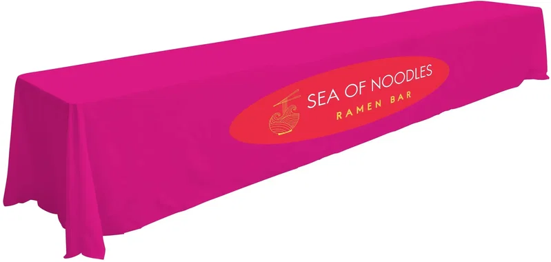 16' Standard Table Throw (Full-Color Front Only) — view 17