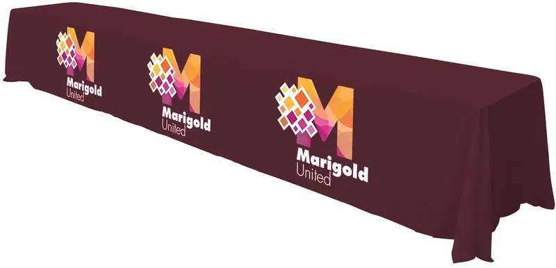 16' Standard Table Throw (Full-Color Front Only) — view 9
