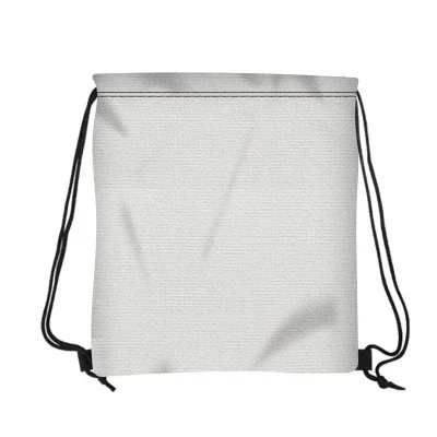 - 16" W X 18" H Canvas Drawstring Backpack