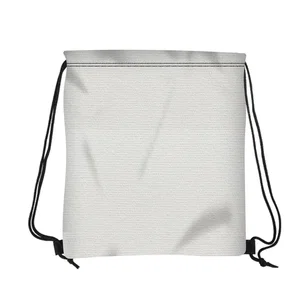 16" W X 18" H Canvas Drawstring Backpack