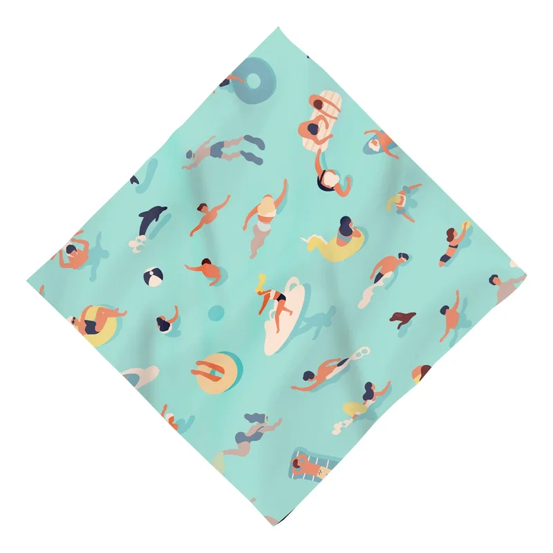- 16" x 16" Full Color Dog Bandana — view 2