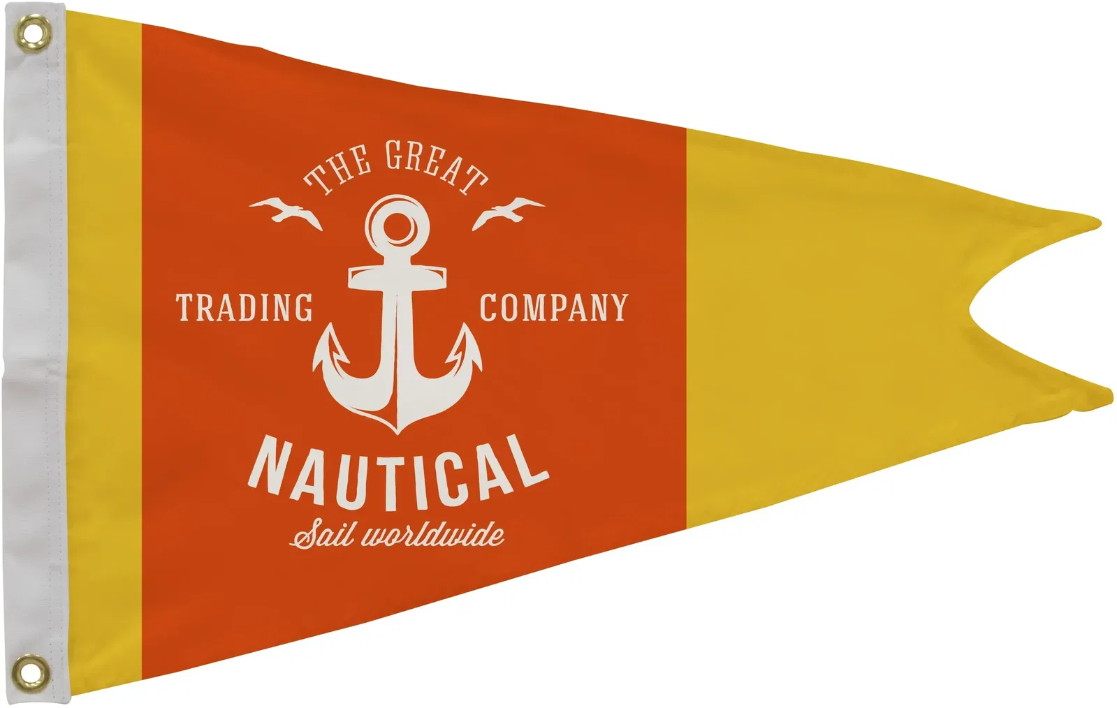 16" x 24" Polyester Burgee Flag Single-Sided — view 2