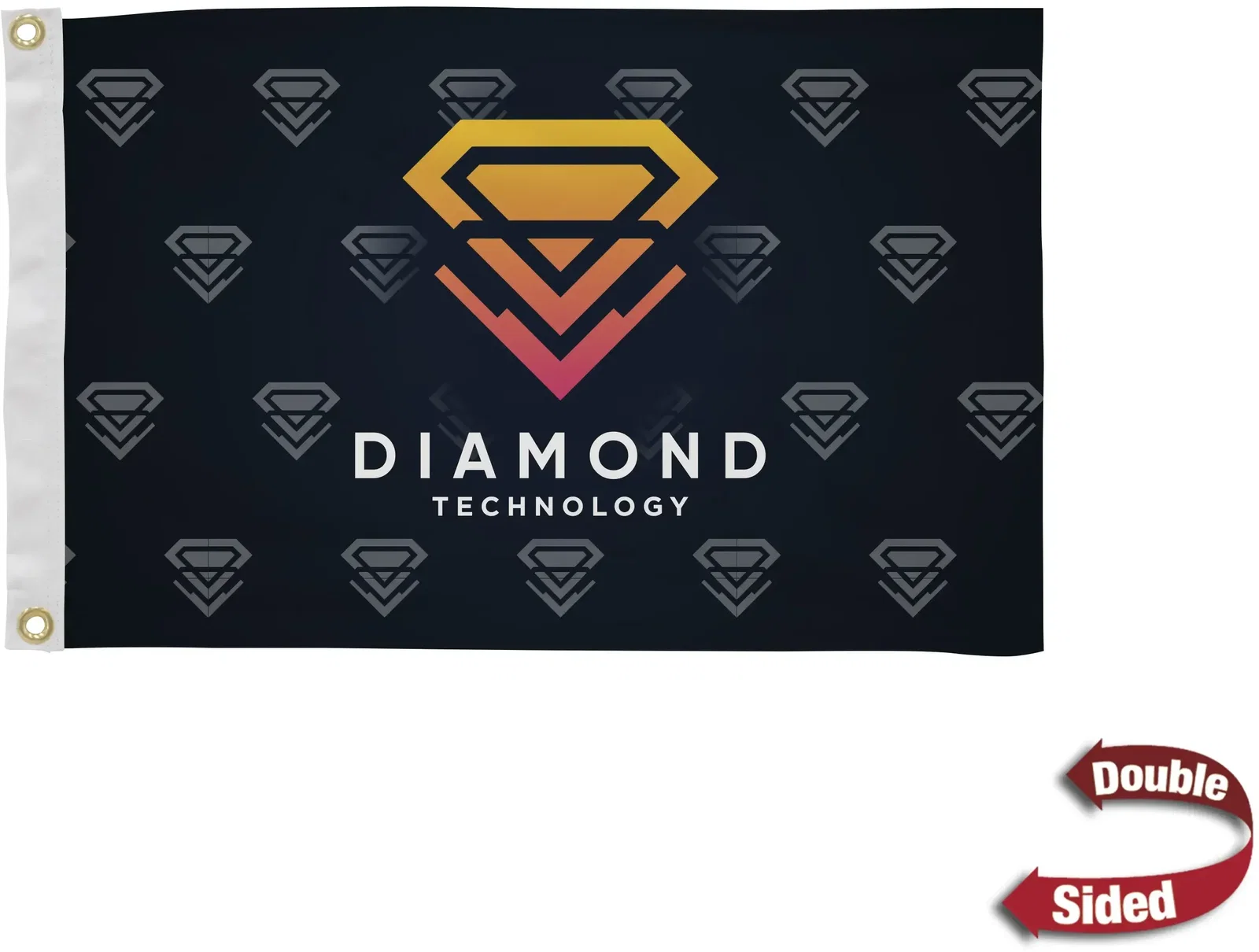 16" x 24" Polyester Flag Double-Sided — view 2