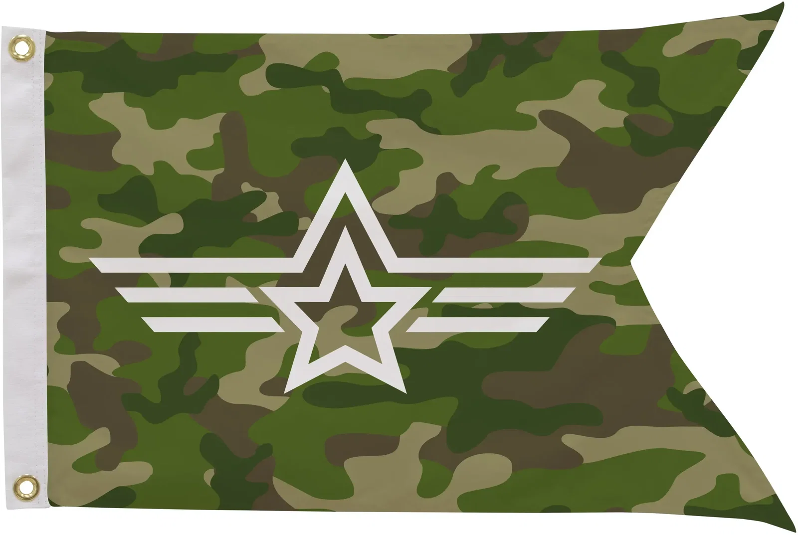 16" x 24" Polyester Guidon Flag Single-Sided — view 2