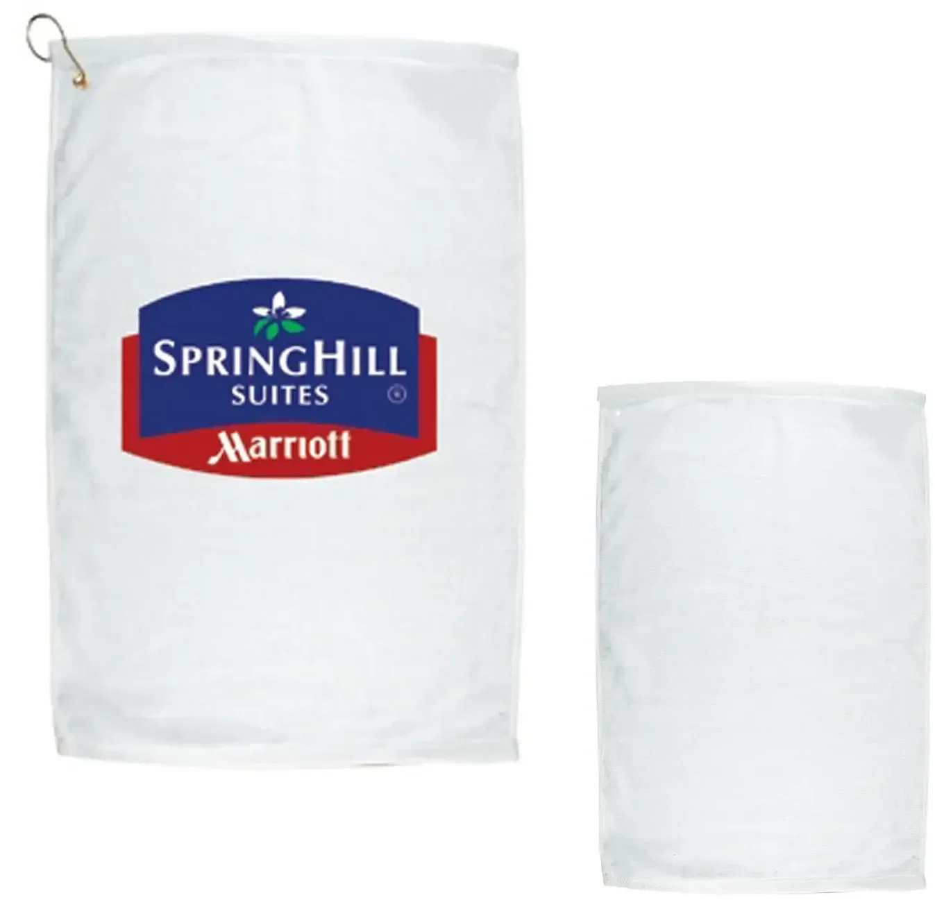 Custom Golf Towel (16" x 25") with Grommet and Hook — view 2