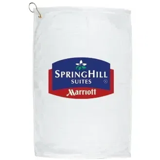 Custom Golf Towel (16" x 25") with Grommet and Hook — view 3