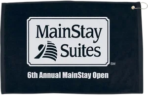 Custom Golf Towel - 16" x 25" Hemmed with Grommet and Hook