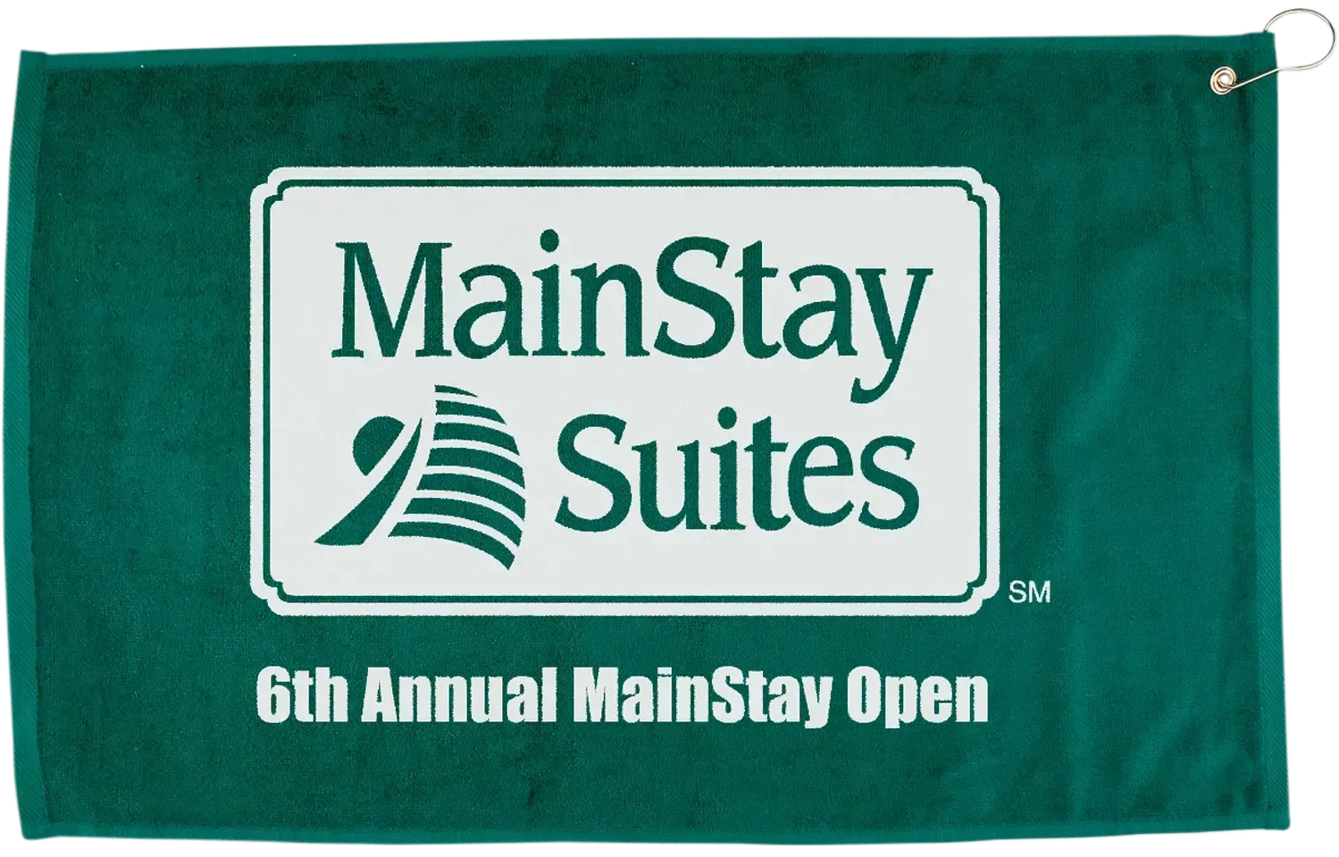 Custom Golf Towel - 16" x 25" Hemmed with Grommet and Hook — view 6