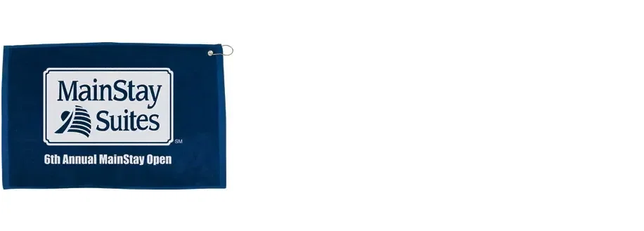 Custom Golf Towel - 16" x 25" Hemmed with Grommet and Hook — view 7