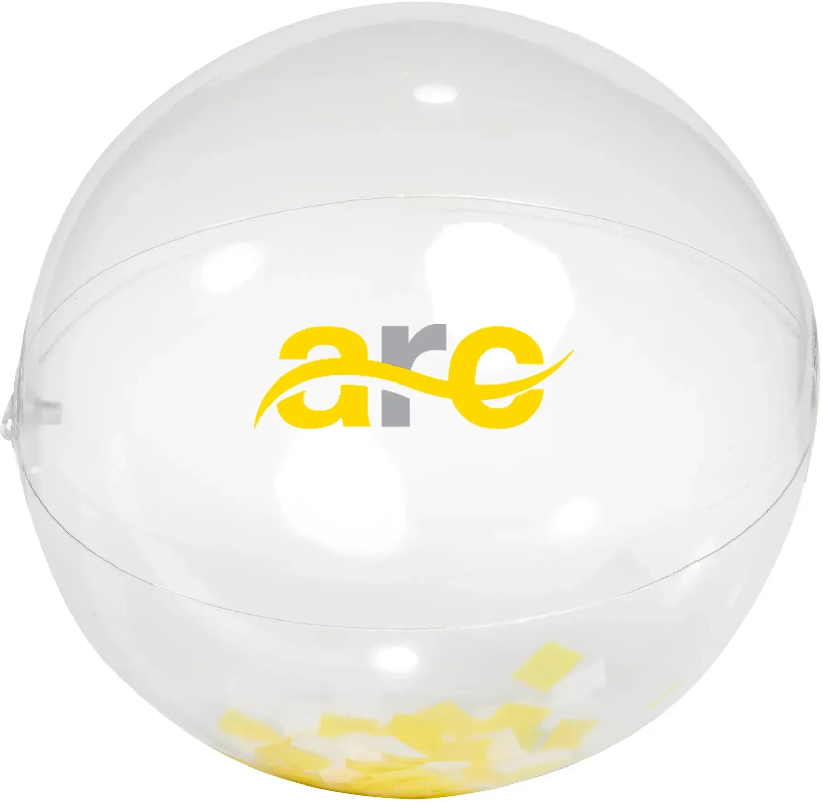Yellow & White Confetti Beach Ball - 16" — view 3